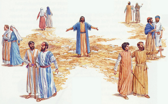 jesus sending out disciples 2 by 2